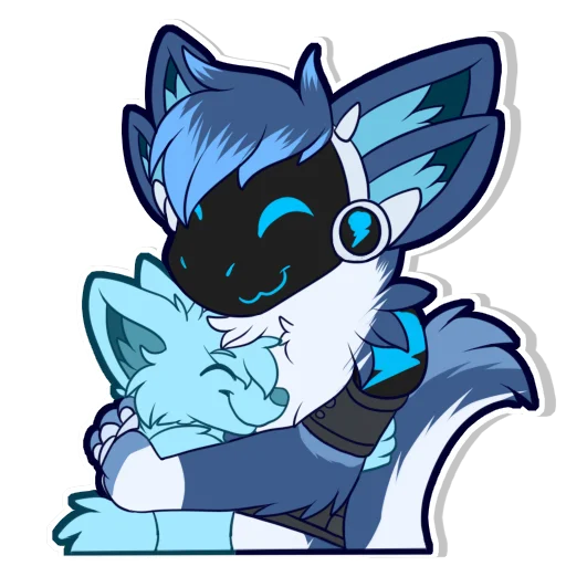 Эмодзи Zephy The Protogen