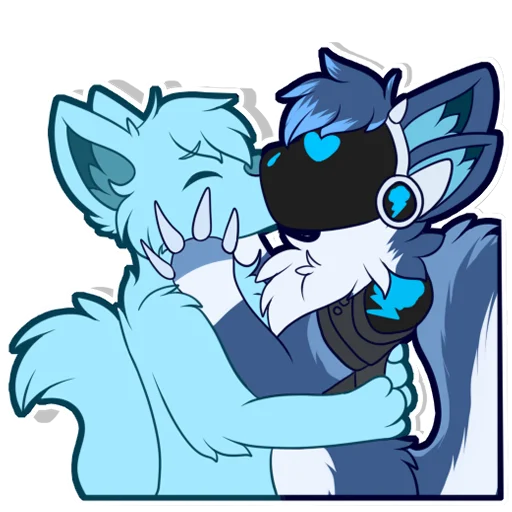 Эмодзи Zephy The Protogen