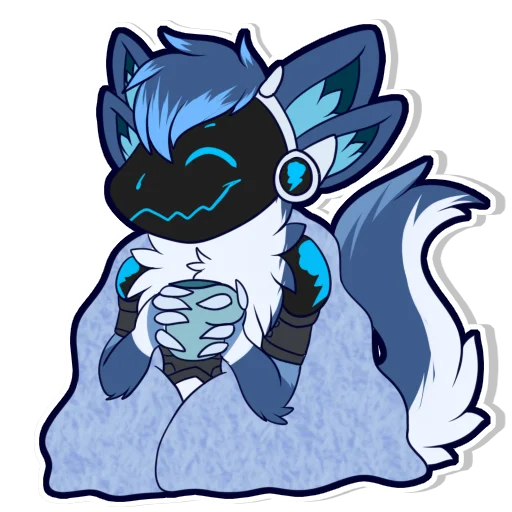 Эмодзи Zephy The Protogen