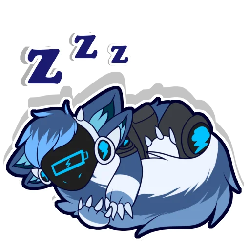Эмодзи Zephy The Protogen