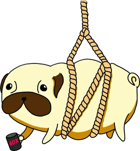 Эмодзи Мопс Геннадий