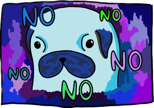 Эмодзи Мопс Геннадий