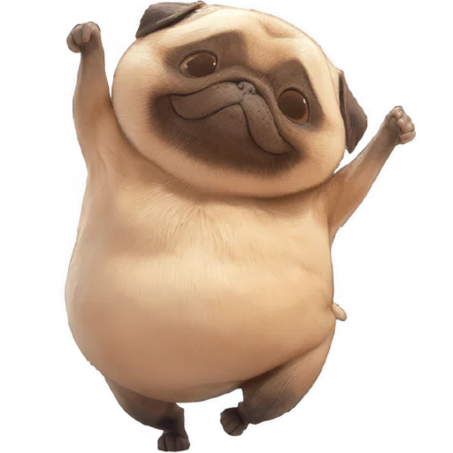 Эмодзи Милый Мопс