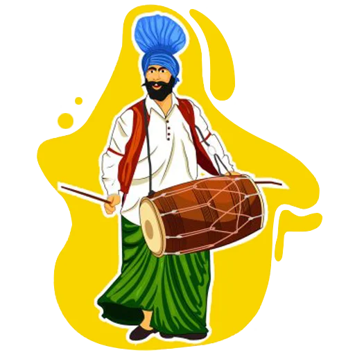 Эмодзи Bhangra ਭੰਗੜਾ