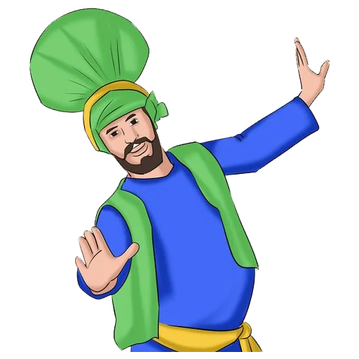 Эмодзи Bhangra ਭੰਗੜਾ