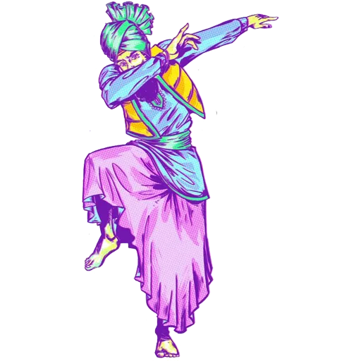 Эмодзи Bhangra ਭੰਗੜਾ