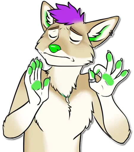 Эмодзи Punk Dog