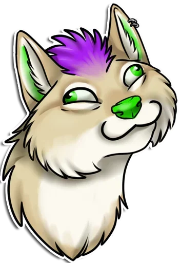 Эмодзи Punk Dog