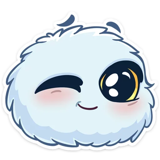 Эмодзи Пушистик