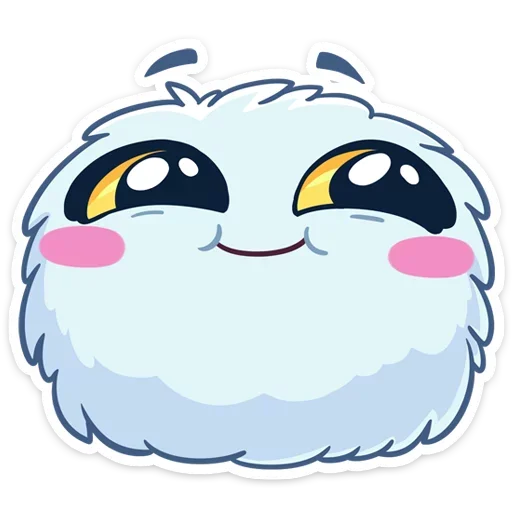 Эмодзи Пушистик