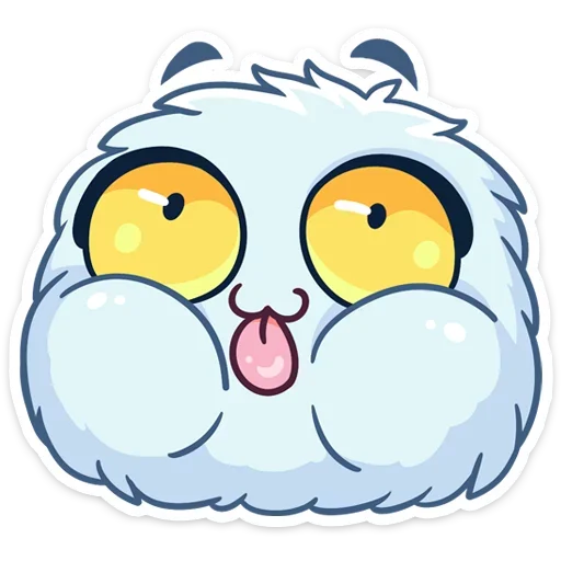 Эмодзи Пушистик
