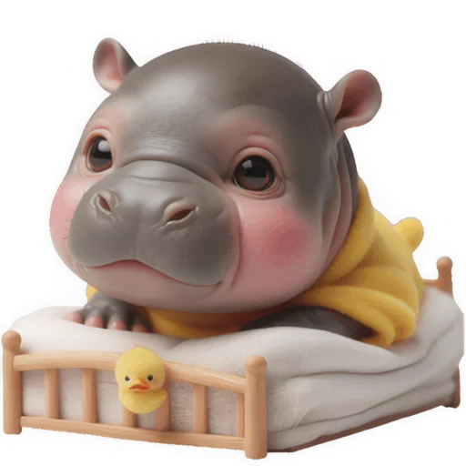 Эмодзи Бегемотик утенок