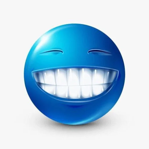 Эмодзи Blue faces