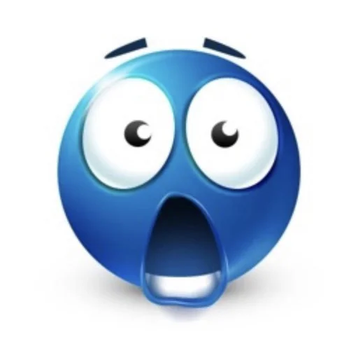 Эмодзи Blue faces