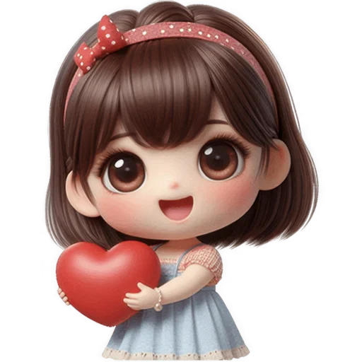 Эмодзи Милая девочка