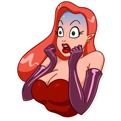 Эмодзи Jessica Rabbit