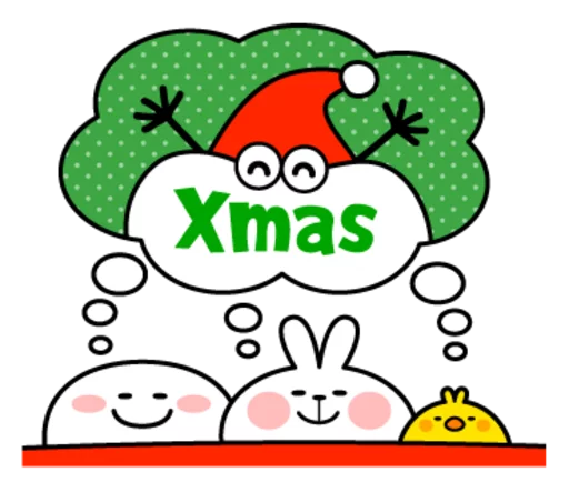 Эмодзи Spoiled Rabbits Winter