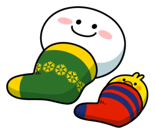 Эмодзи Spoiled Rabbits Winter