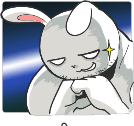 Эмодзи Rabbo the Muscle Rabbit