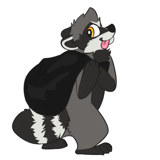 Эмодзи Raccoons by Pulexart.com