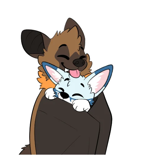 Эмодзи Racefox Blue