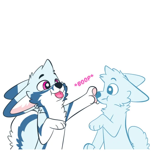 Эмодзи Racefox Blue