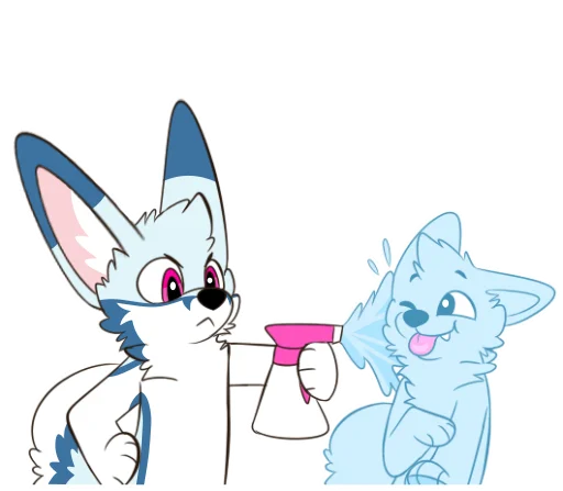 Эмодзи Racefox Blue