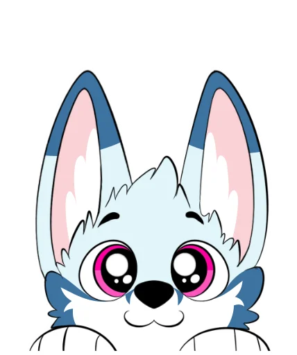 Эмодзи Racefox Blue