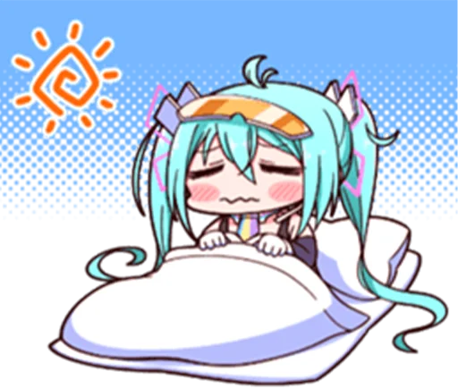 Эмодзи Racing Miku