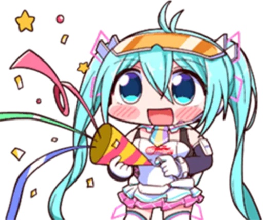 Эмодзи Racing Miku