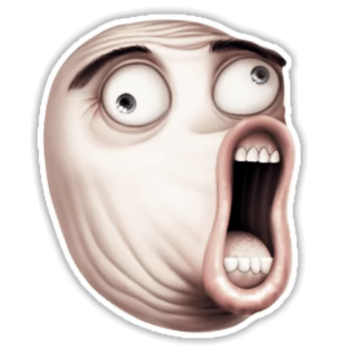 Эмодзи Rage Faces VK