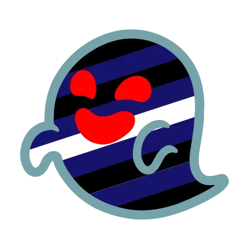 Эмодзи Rainbow ghost