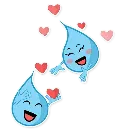 Эмодзи Raindrops