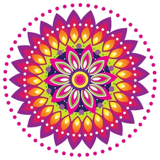 Эмодзи Rangoli (alpona)