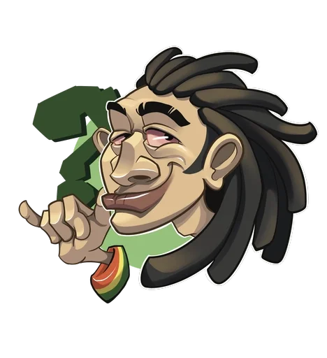 Эмодзи Rasta Stickers