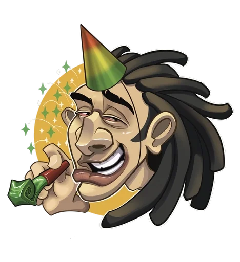 Эмодзи Rasta Stickers