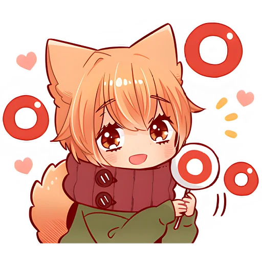 Эмодзи Рыжий котенок