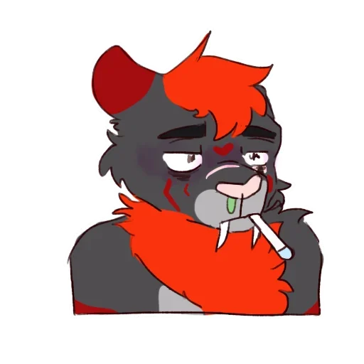 Эмодзи Red Stickers