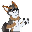 Эмодзи Red Wolf
