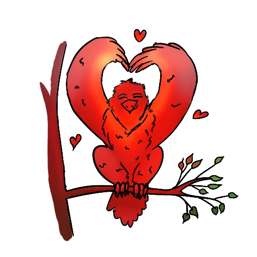 Эмодзи Red crow