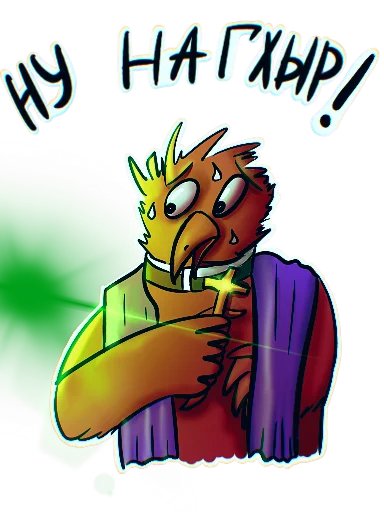 Эмодзи Red crow