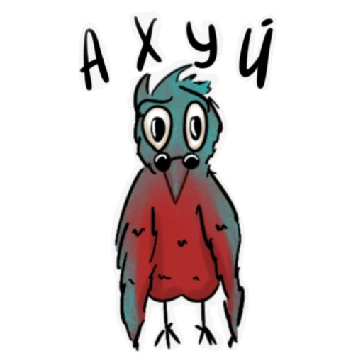 Эмодзи Red crow