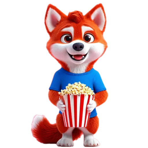 Эмодзи Red mini hasky