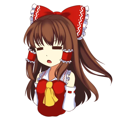 Эмодзи Hakurei Reimu