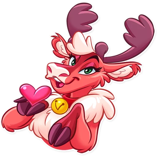 Эмодзи Reindeer Party