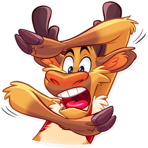 Эмодзи Reindeer Party