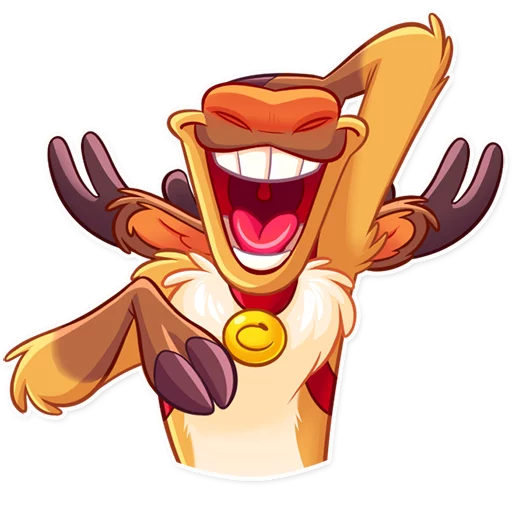 Эмодзи Reindeer Party