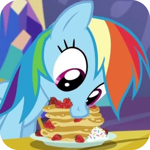 Эмодзи Rainbow Dash MLP