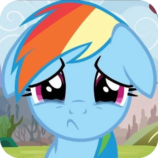 Эмодзи Rainbow Dash MLP