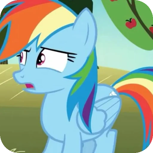 Эмодзи Rainbow Dash MLP